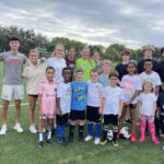 Marjory Stoneman Douglas Athlete Holds Soccer Clinic at Pines Trail Park