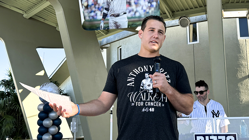 Anthony Rizzo's Walk-Off for Cancer Draws Over 1,000 to Parkland, Raises Nearly $1 Million