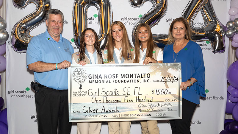 Girl Scouts Earn Prestigious Silver Award for Innovative Community Projects