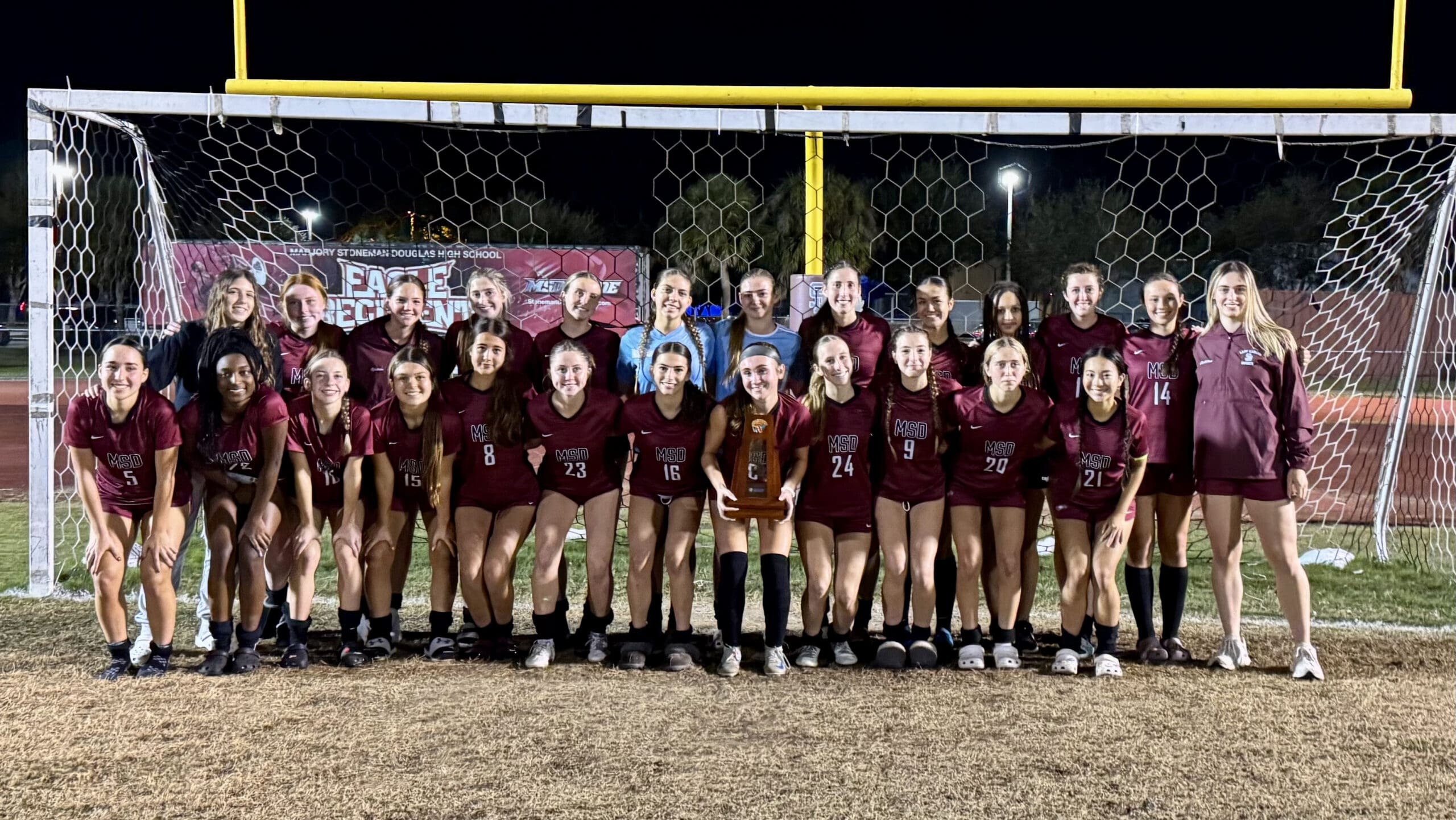 Marjory Stoneman Douglas Girls Soccer Wins 7th Straight District Championship