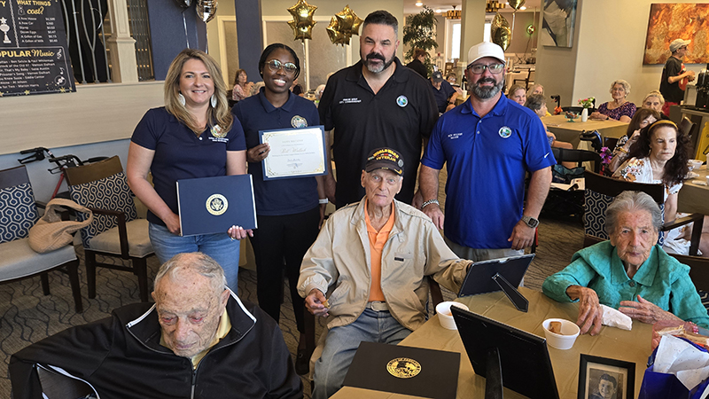 Navy and World War II Veteran Celebrates 100th Birthday in Parkland 7 Navy and World War II Veteran Celebrates 100th Birthday in Parkland 3