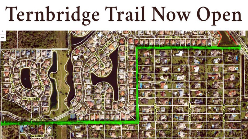 Ternbridge Trail is Now Open to the Public 6 Ternbridge Trail is Now Open to the Public 4