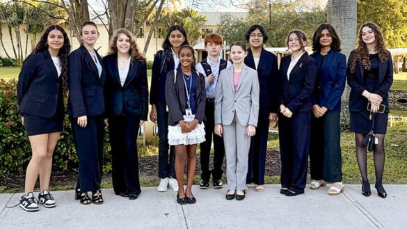 Westglades Middle School Speech and Debate Team Shines at National Sunvite Tournament