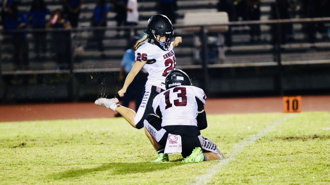 Audrey Haltiwanger Inspires With Historic Debut for MSD Football 6 Audrey Haltiwanger Inspires With Historic Debut for MSD Football 6